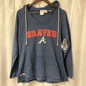 NEW Atlanta Braves Concepts‎ Sport Womens Hoodie Major League Fitness